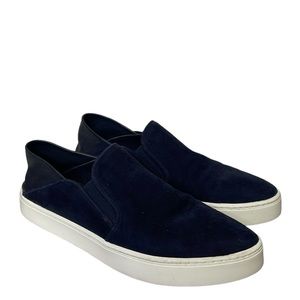 Vince Women's Verrell Suede Sneakers Navy color size 6.5